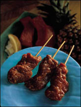 Sate Beef Tenderloin Skewers (Marinated)