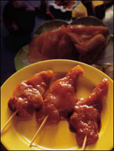 Sate Chicken Tenderloin Skewers (Marinated)