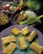 Thai Chicken & Cashews Spring Roll
