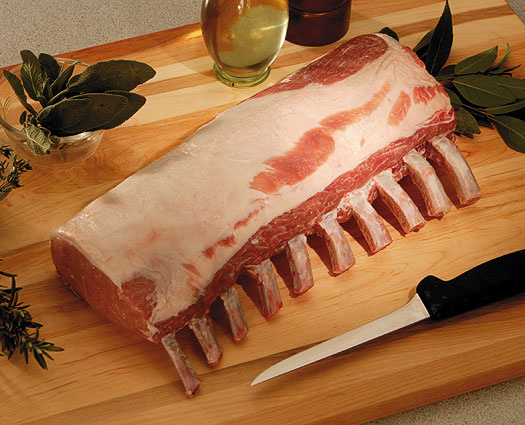 Duroc Bone In "Frenched" Pork Loin Roast